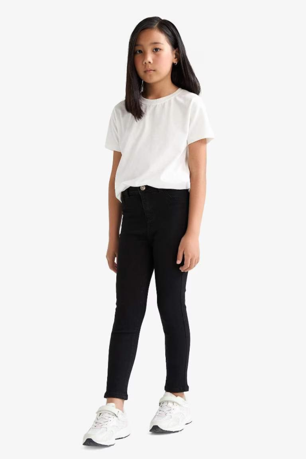 Resim Defacto Kız Çocuk  Jean Pantolon E5875A8/BK27