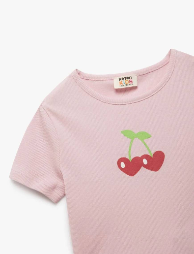 Resim Koton Kız Çocuk T-shirt 5SKG10240AK