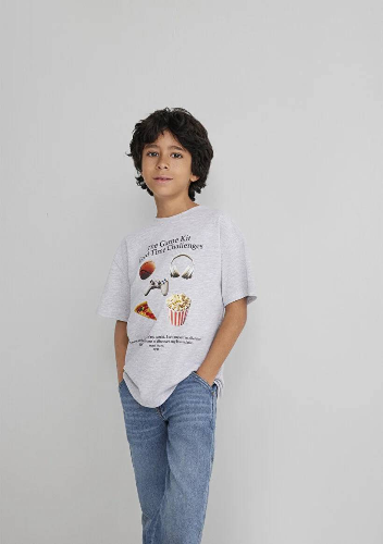 Resim Mavi Urban Racer Erkek Çocuk T-shirt M6610364-70057