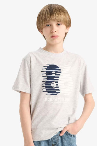 Resim Defacto Erkek Çocuk Kısa Kol T-shirt E6313A8GR400