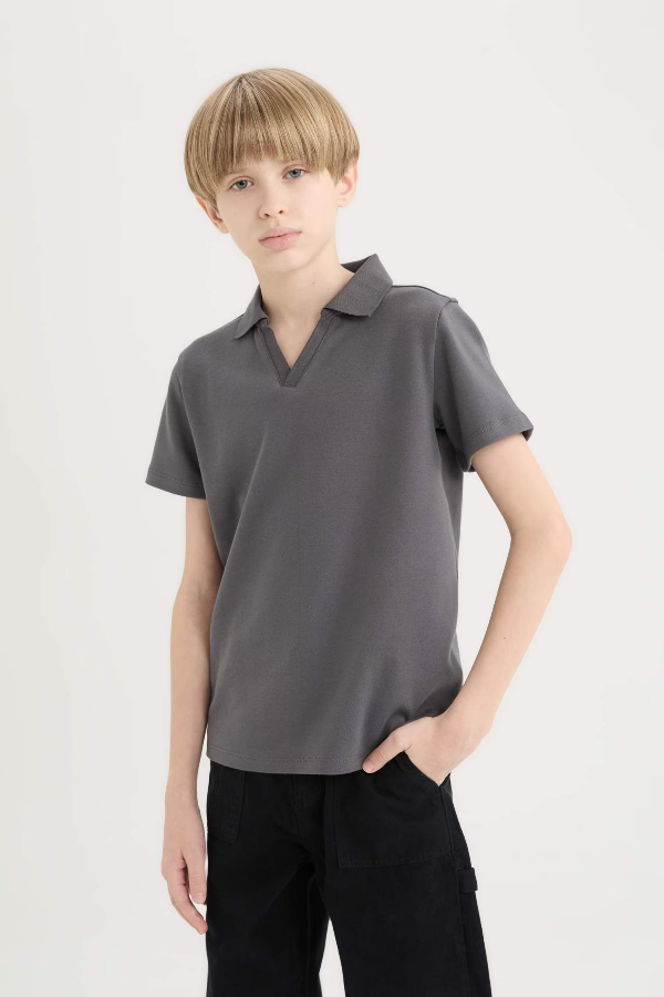 Resim Defacto Erkek Çocuk Kısa Kol T-shirt D7755A8AR161