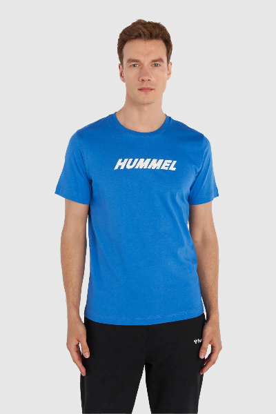 Resim Hummel Hmlelemental Logo Cotton Tee Erkek T-shirt 911947-7837