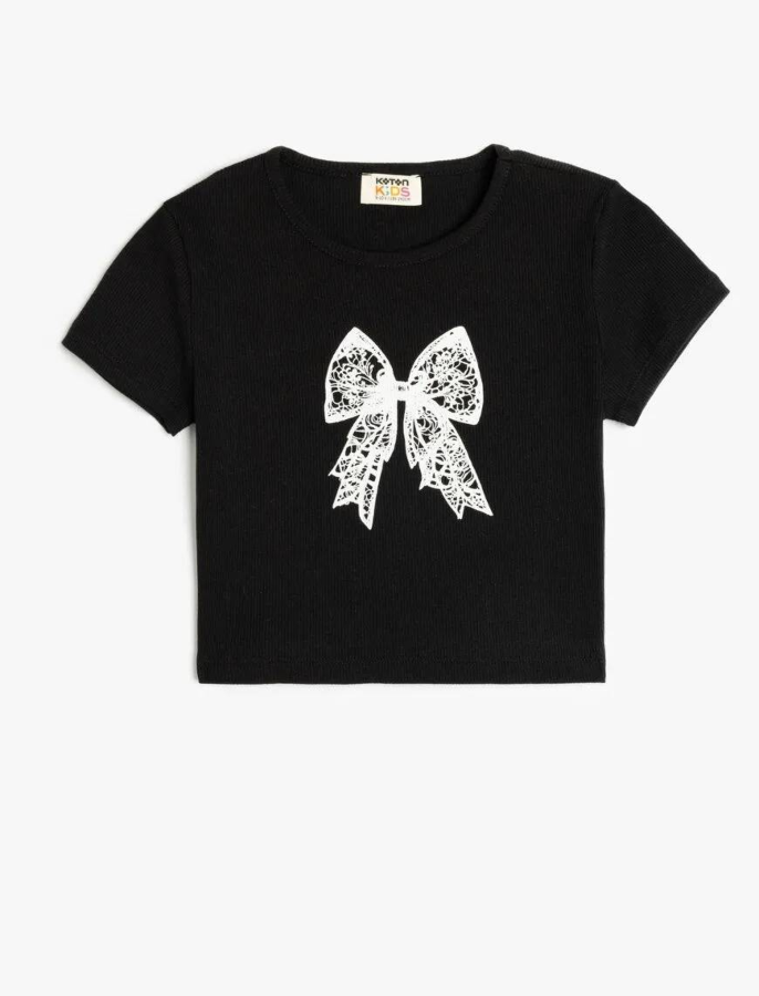 Resim Koton Kız Çocuk T-shirt 5SKG10231AK
