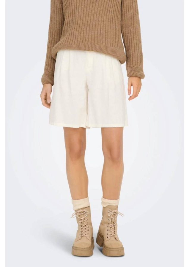 Resim Only Onlwındy Lıfe Mw Lınen Bl Shorts Pnt Kadın Kot&Kanvas Şort 15344691