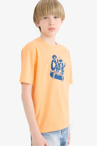 Resim Defacto Erkek Çocuk Kısa Kol T-shirt E0179A8/OG208