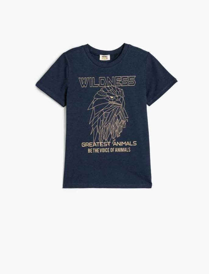 Resim Koton Erkek Çocuk T-shirt 5SKB10118TK