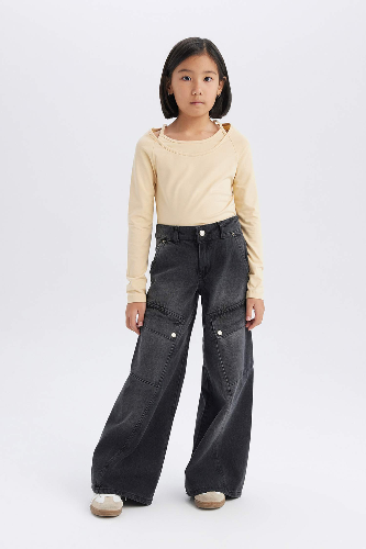 Resim Defacto Kız Çocuk  Sweat D9237A8BG362