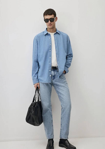 Resim Mavi Tapered Erkek  Jean Pantolon M0010172-89642
