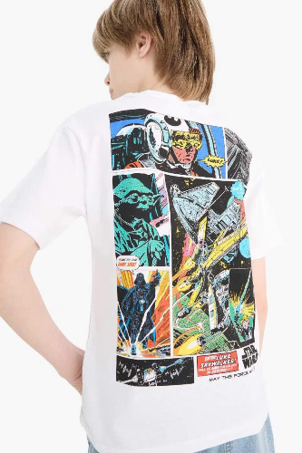 Resim Defacto Erkek Çocuk Kısa Kol T-shirt E4825A8/WT34