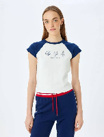 Resim Koton Kadın T-shirt 5SAL10174IK