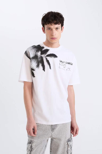 Resim Defacto Erkek  T-shirt D5582AXWT34