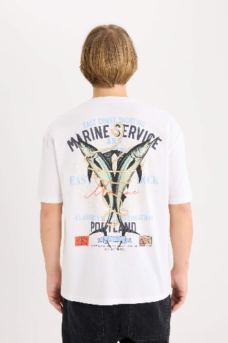 Resim Defacto Erkek  T-shirt D7814AX/WT34