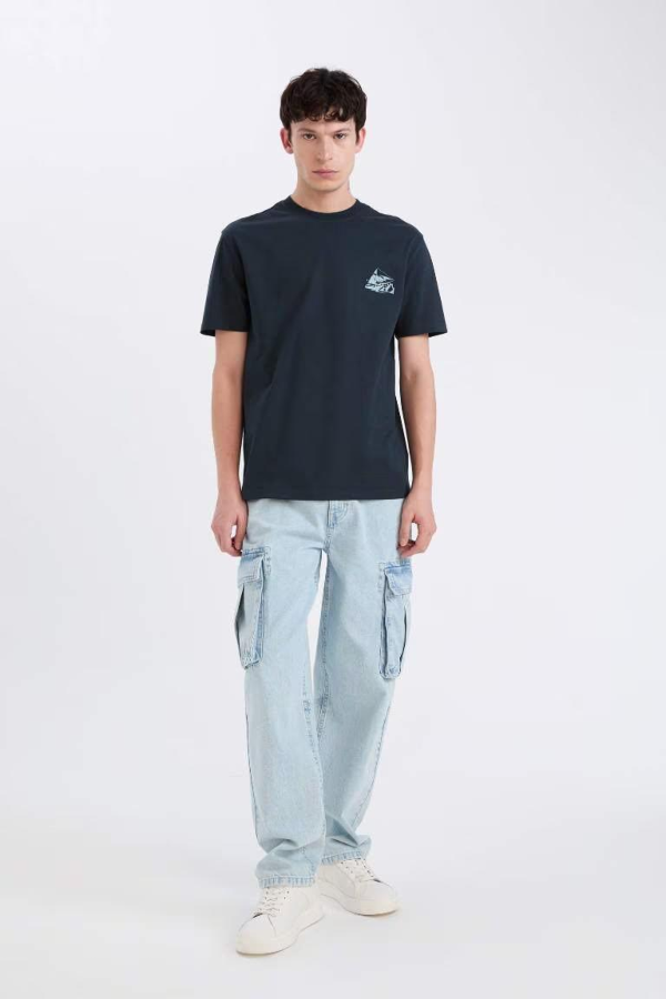 Resim Defacto Erkek  T-shirt D9352AXNV163