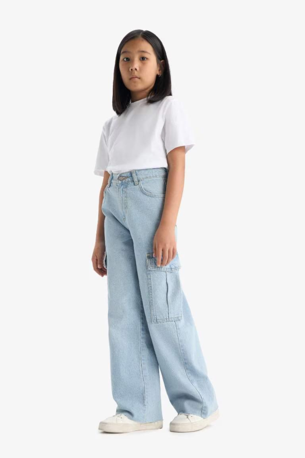 Resim Defacto Kız Çocuk  Jean Pantolon E5878A8/NM63