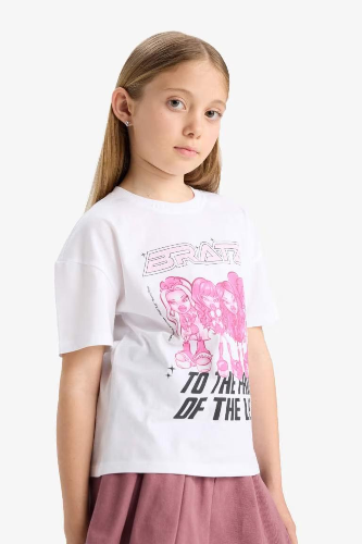 Resim Defacto Kız Çocuk T-shirt E6575A8/WT34