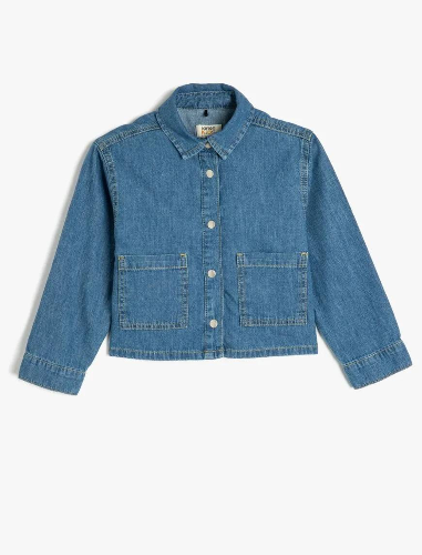 Resim Koton Kız Çocuk Jean Ceket 5SKG20016AD