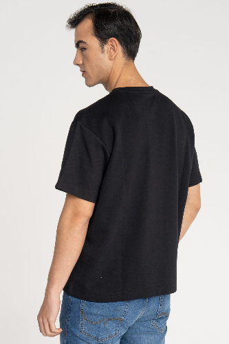 Resim Jack & Jones Jcokınetıc Small Prınt Tee Ss Crew Ln Erkek T-shirt 12265429