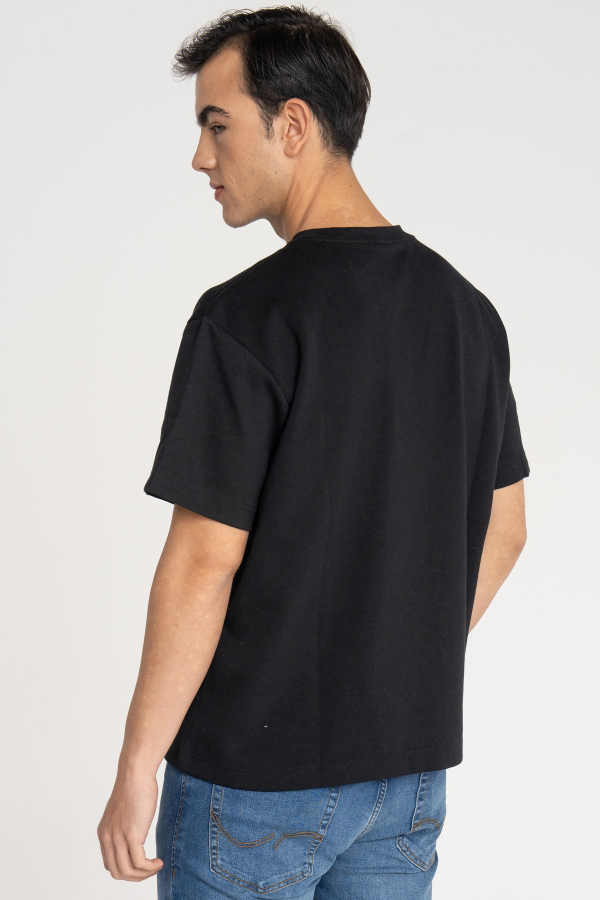 Resim Jack & Jones Jcokınetıc Small Prınt Tee Ss Crew Ln Erkek T-shirt 12265429