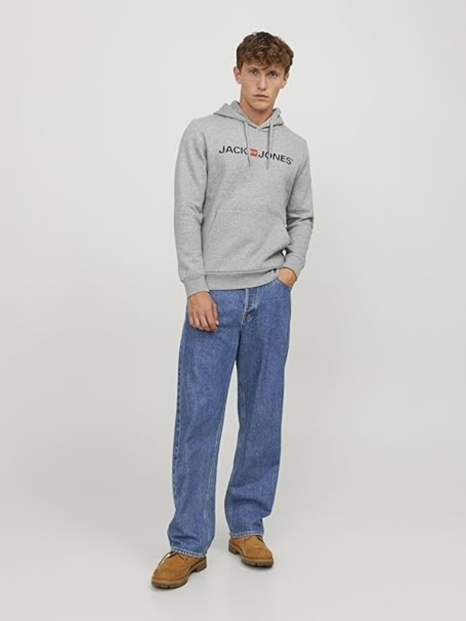 Resim Jack & Jones Jjecorp Graphic Sweat Hood Noos Erkek Sweat 12268422