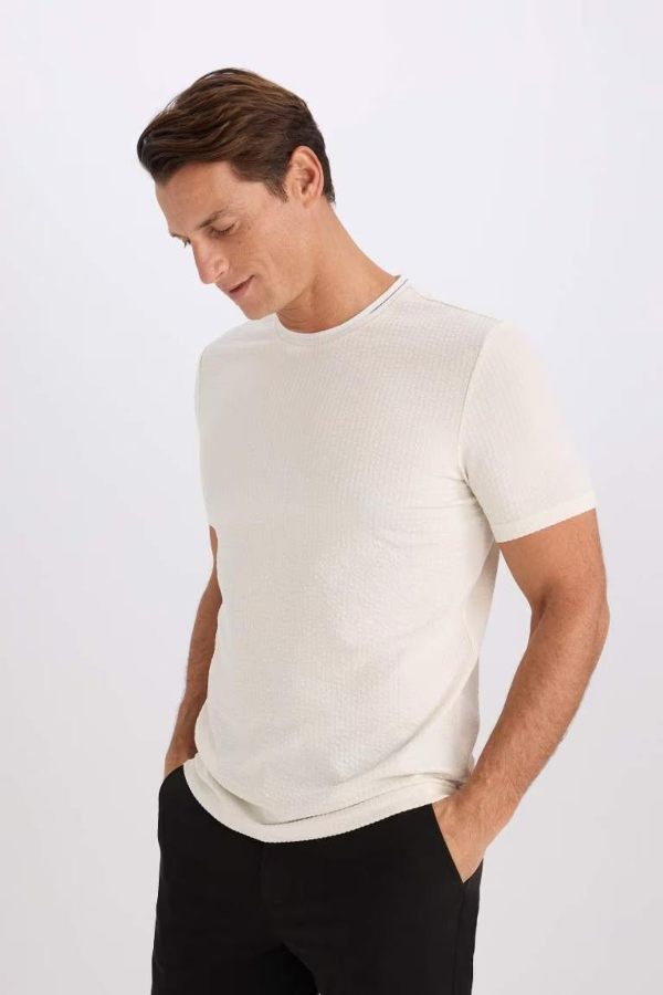 Resim Defacto Erkek  T-shirt D7225AXER85