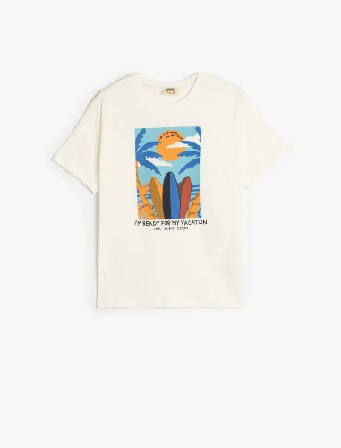 Resim Koton Erkek Çocuk Kısa kol T-shirt 5SKB10222TK