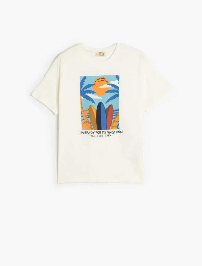 Resim Koton Erkek Çocuk Kısa kol T-shirt 5SKB10222TK