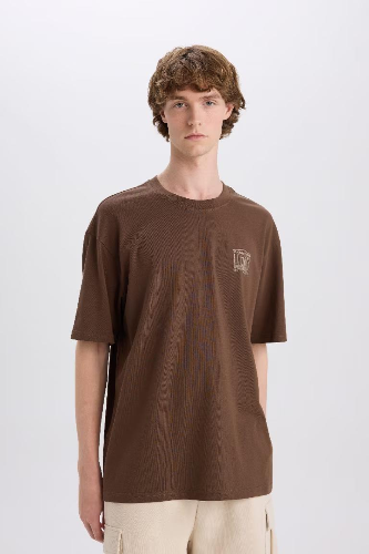 Resim Defacto Erkek T-shirt E4539AX/BN322