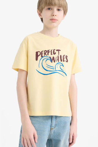 Resim Defacto Erkek Çocuk Kısa Kol T-shirt E0174A8YL252