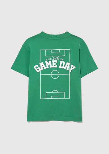 Resim Mavi Game Day Baskılı Erkek Çocuk T-Shirt M6610265-71843