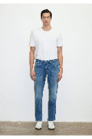 Resim Mavi Regular Straight Erkek Jean Pantolon M0037884333 Martın