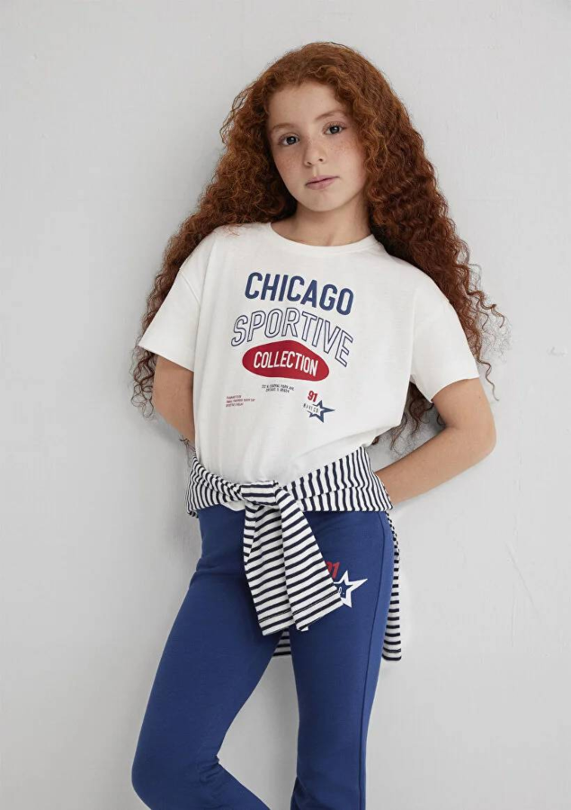 Resim Mavi Chicago Sportive Kız Çocuk Sweat M7610344-70057