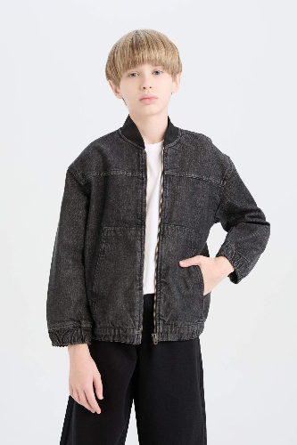 Resim Defacto Erkek Çocuk  Jean Ceket D6538A8NM36