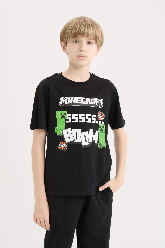 Resim Defacto Erkek Çocuk Kısa Kol T-shirt E3093A8BK81