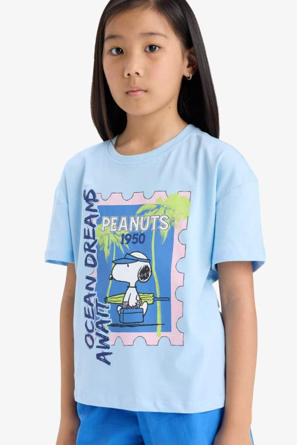 Resim Defacto Kız Çocuk Kısa Kol T-shirt E8159A8/BE744