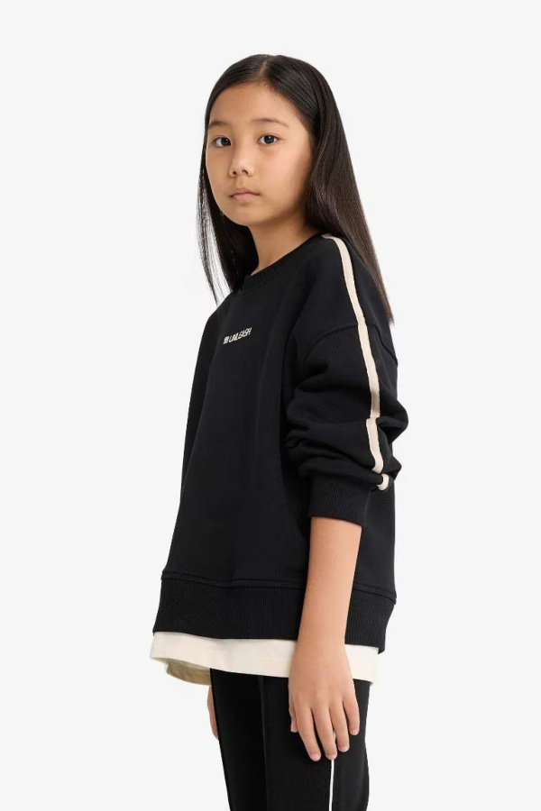 Resim Defacto Kız Çocuk  Sweat F2795A8/BK81