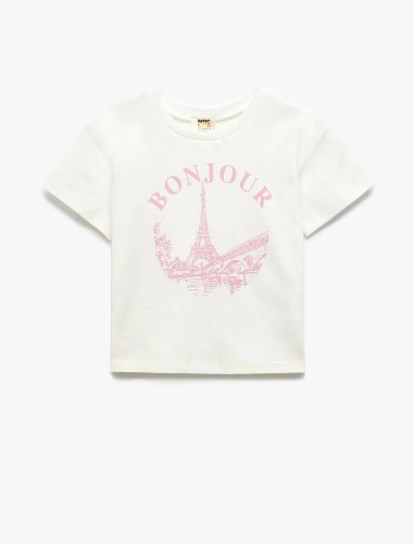 Resim Koton Kız Çocuk T-shirt 5SKG10108AK