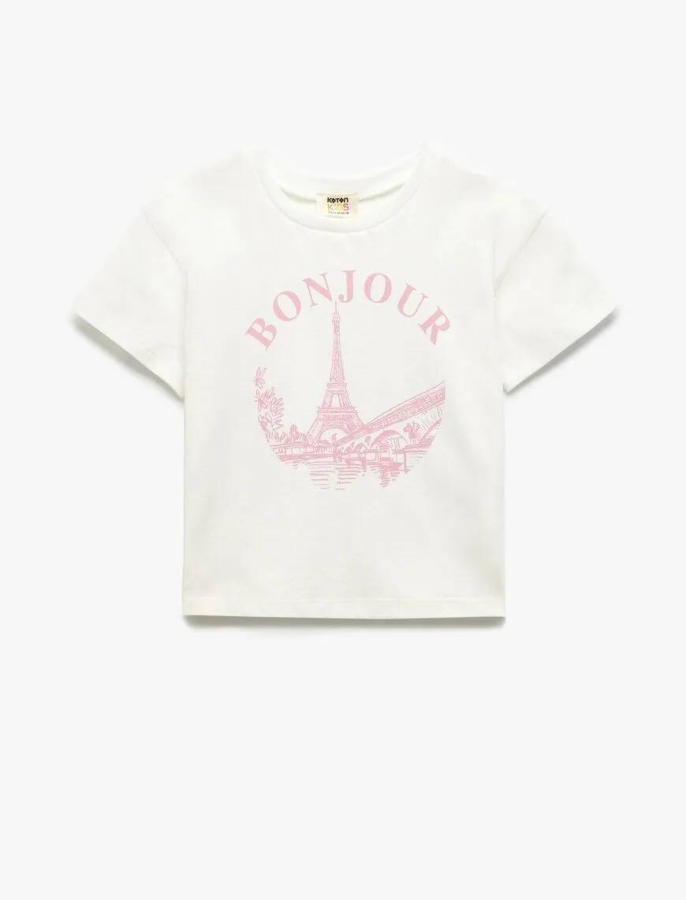 Resim Koton Kız Çocuk T-shirt 5SKG10108AK