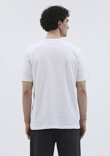 Resim Mavi Kısa Kol Erkek T-Shirt M0612151-620