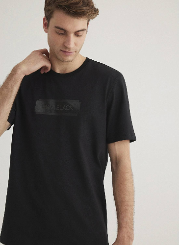 Resim Mavi  Erkek T-Shirt M0612528-900