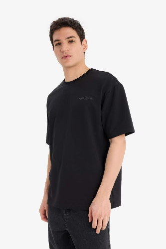 Resim Defacto Erkek  T-shirt E3460AXBK81