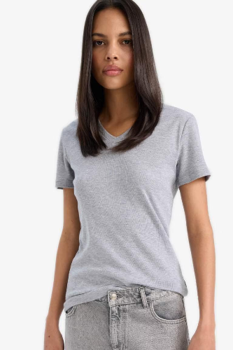 Resim Defacto Kadın T-shirt I1080AZGR370