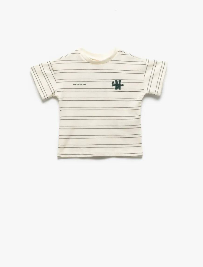 Resim Koton Kadın Kısa Kol T-shirt 5SAK60197UW