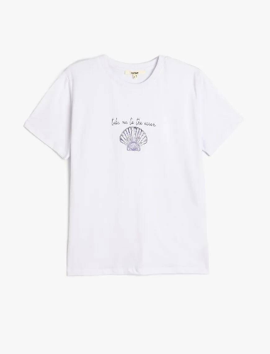 Resim Koton Kadın T-shirt 5SAK50127EK