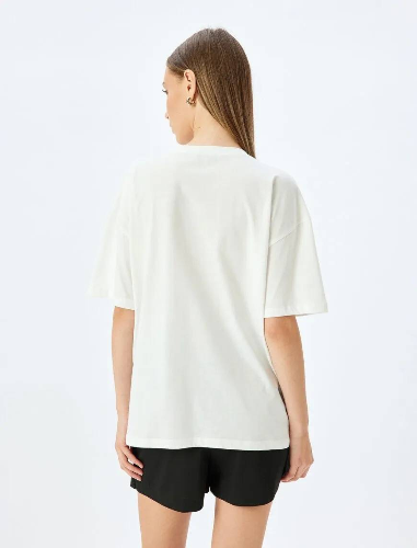 Resim Koton Kadın T-shirt 5SAL10064IK
