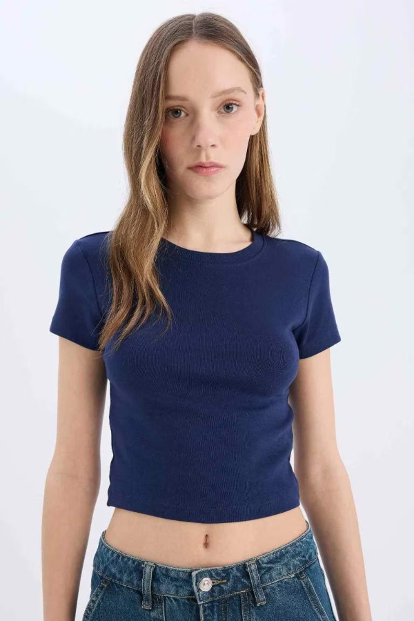 Resim Defacto Kadın T-shirt E0288AX/NV241