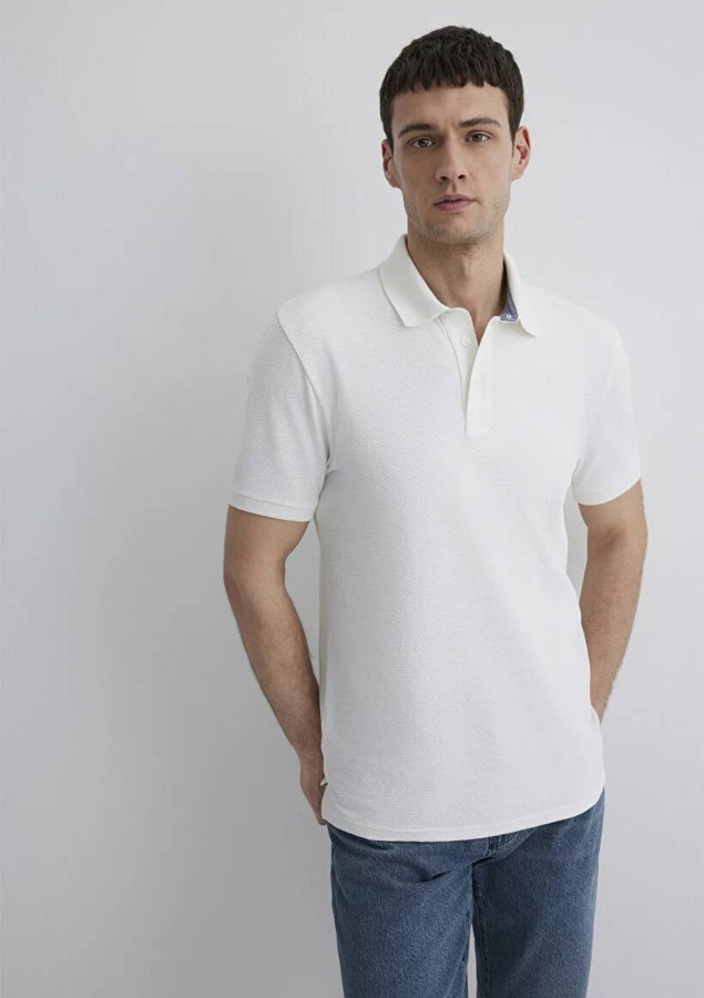 Resim Mavi Polo Erkek T-Shirt M0612534-70057