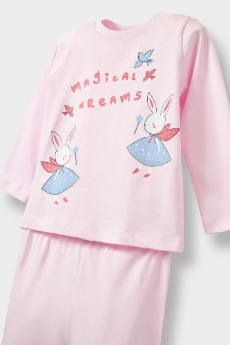 Resim Defacto Kız Bebek  Sweat Takım F2910A5/PN633