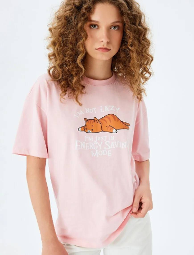 Resim Koton Kadın T-shirt 5SAL10145IK