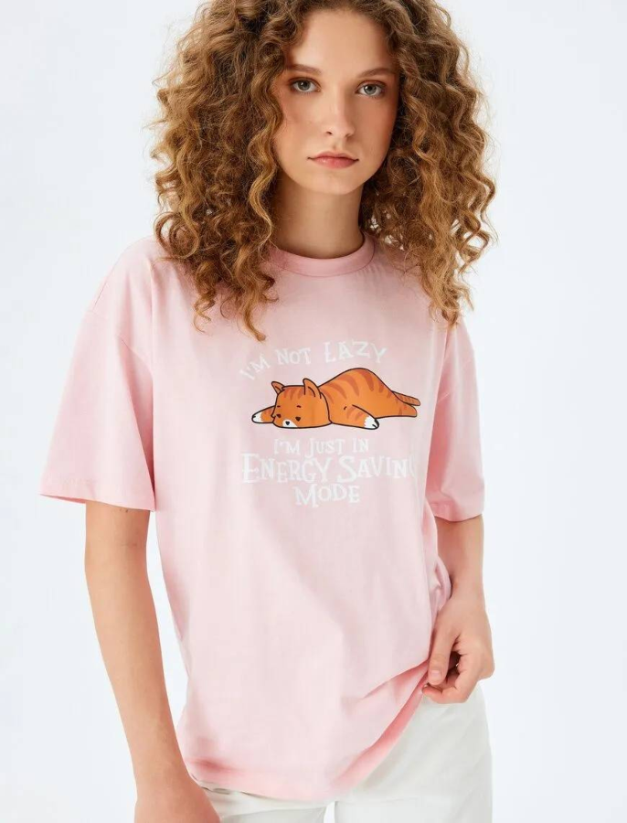 Resim Koton Kadın T-shirt 5SAL10145IK