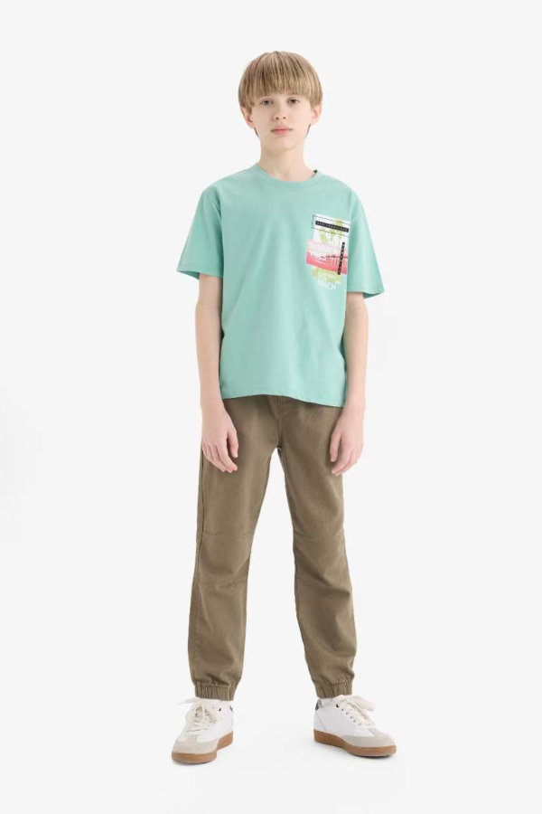 Resim Defacto Erkek Çocuk Kısa Kol T-shirt E0094A8GN1201